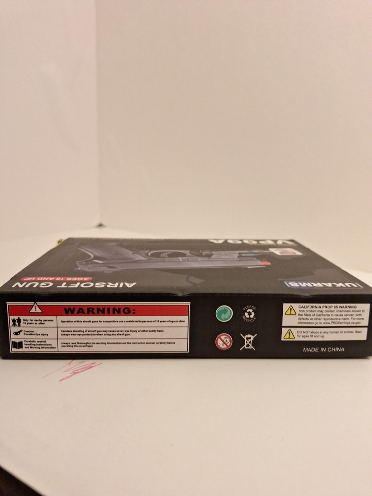 UKARMS Airsoft Gun Spring Powered VP99A NEW OPENED BOX.