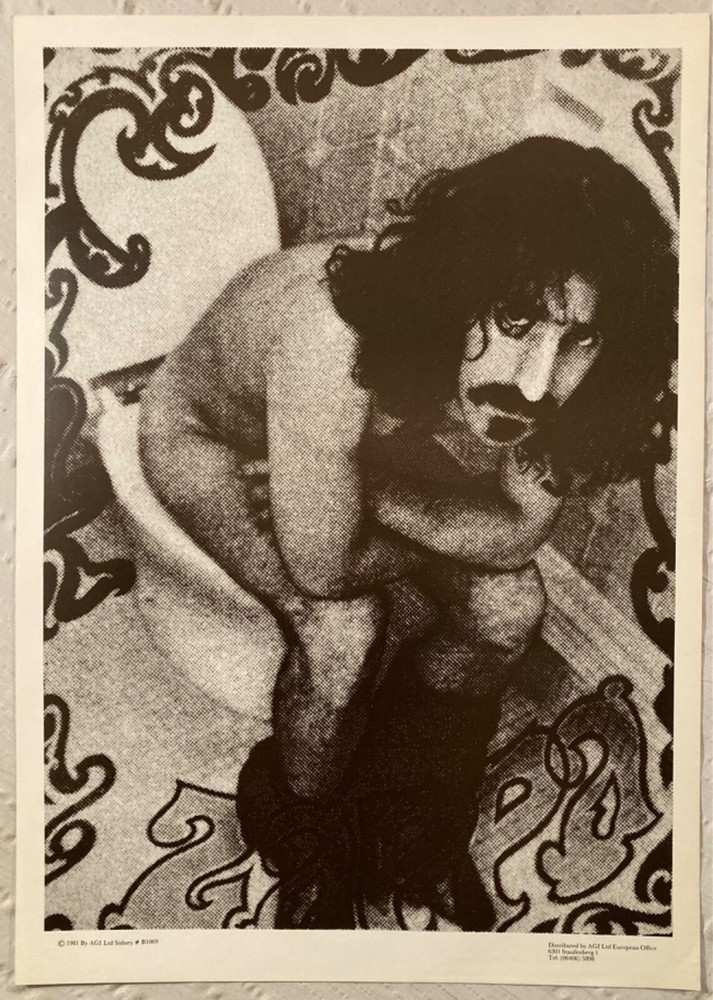 Frank Zappa Crappa On Toilet 1981 German Version AGI Ltd I