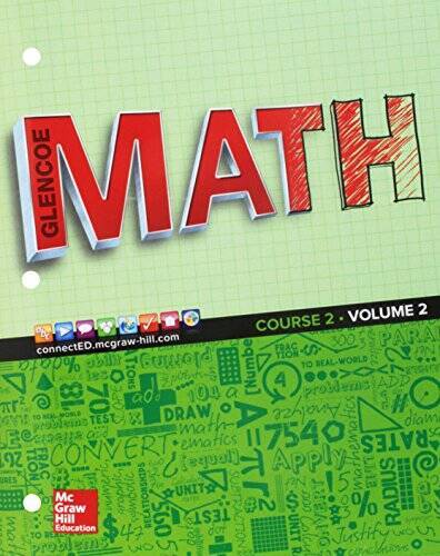 Glencoe Math Â©2016, Course 2 Student Edition, Volume 2 - Paperback - GOOD