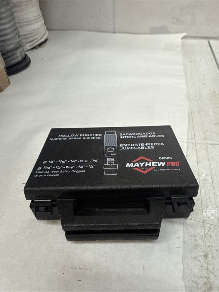 MAYHEW PRO 66008 Hollow Punch Set,Not Tether Capable 24D580