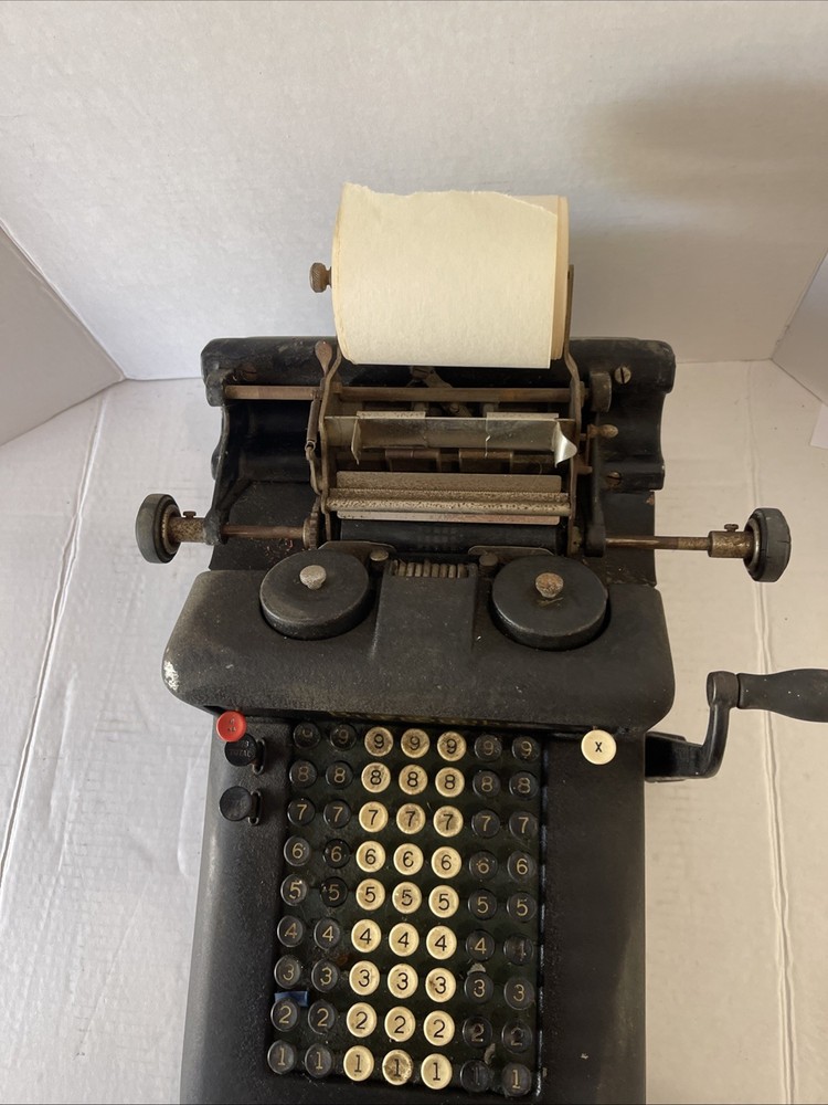 Antique 1920s Burroughs Class 3 Adding Machine