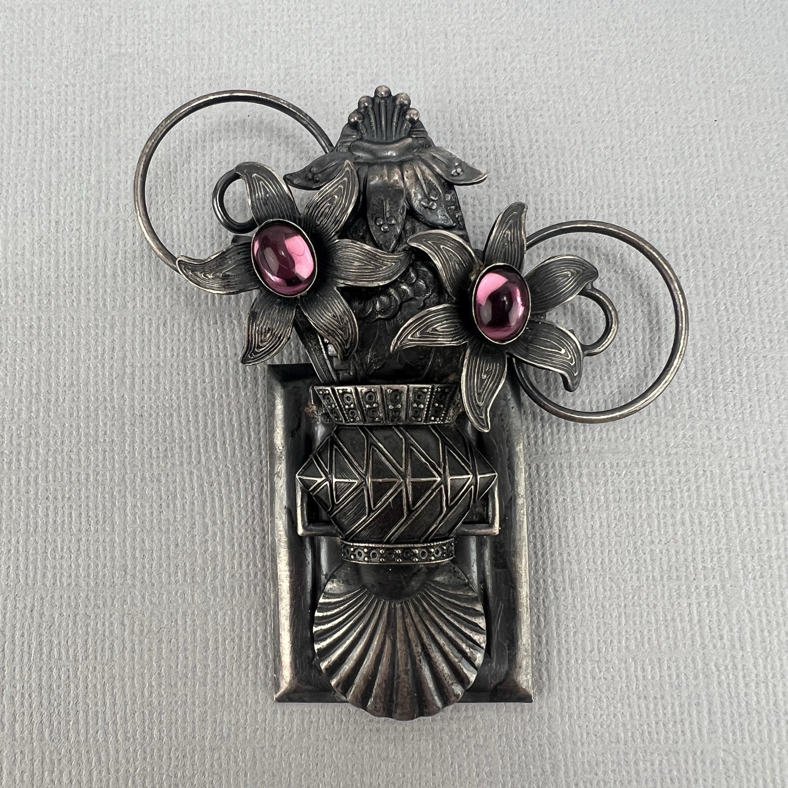 Marjorie Baer Brooch Art Deco AS IS