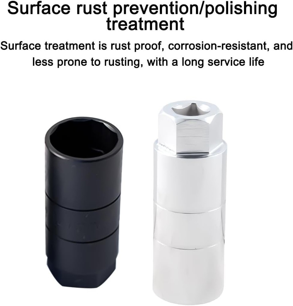 6-Point Car Oil Pressure Sensor Socket - 1-1/16" for Easy Installation