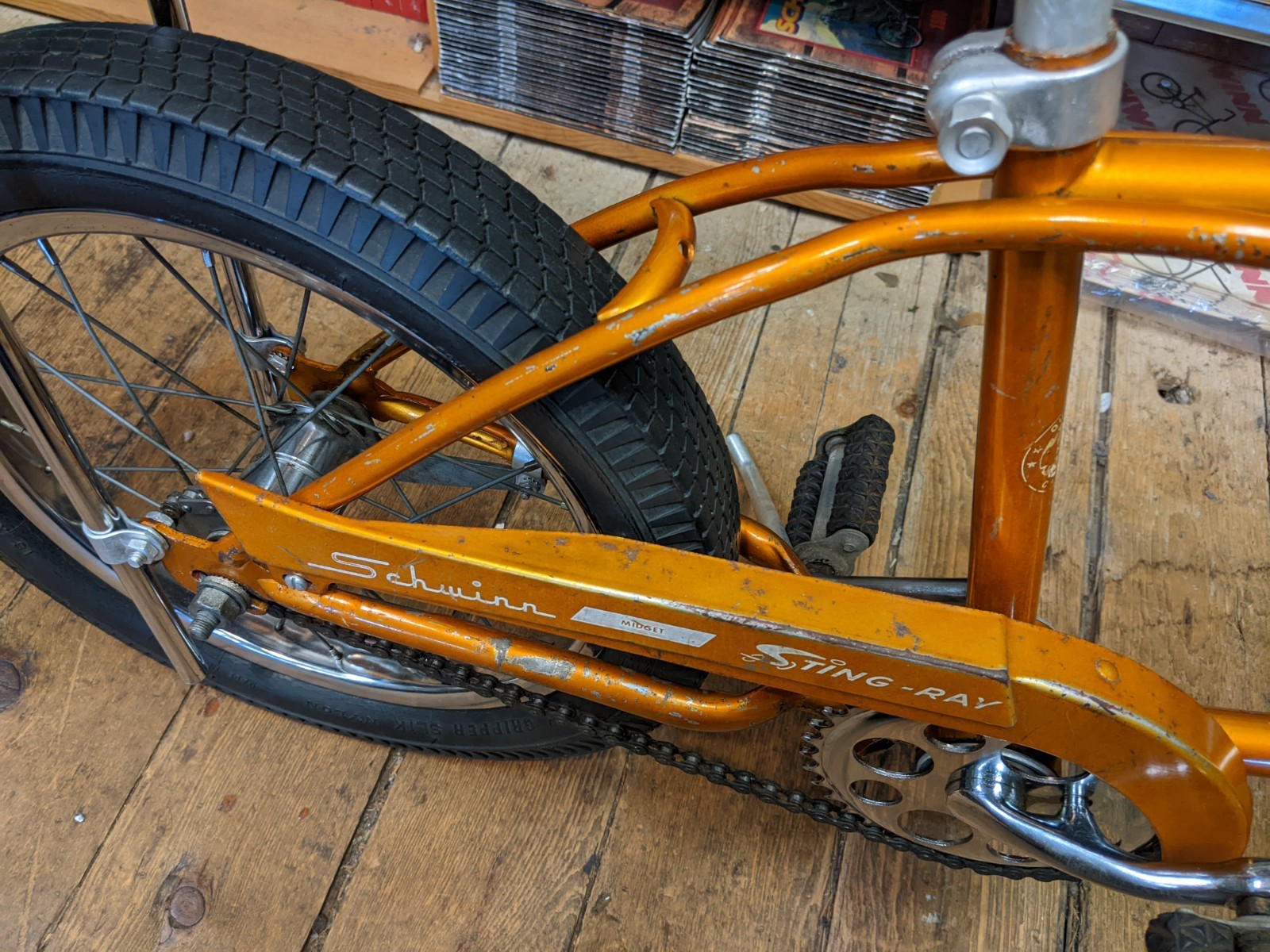 Original AD January 1968 Coppertone Schwinn Stingray Midget 16" Single Speed