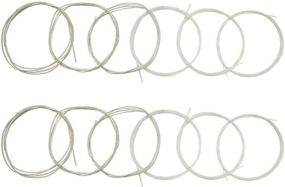 2 Sets of 6 String Guitar Strings Replacement Parts, Nylon String for Classical