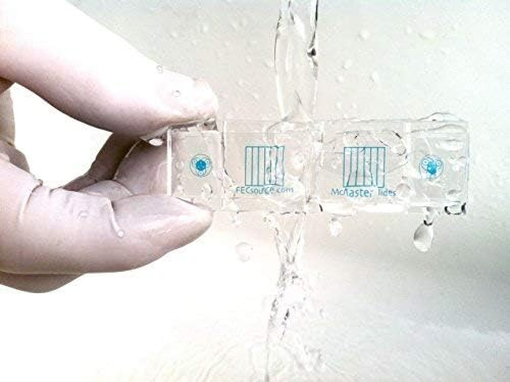 4 Mcmaster Method Microscope Slides, by , Fecal/Worm Egg Count for Parasites for