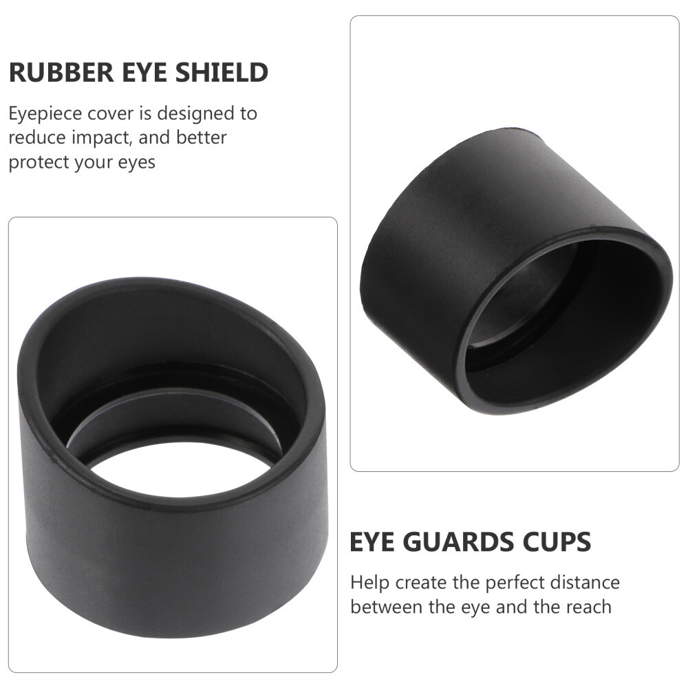 Eyepiece Eyeshields Binocular Lens Caps Microscope Eye Guards 2 Pcs-TW