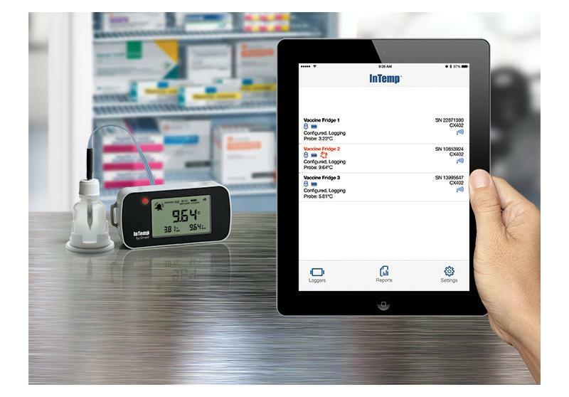 Onset InTemp CX402 VFC Vaccine Bluetooth Temperature Data Logger