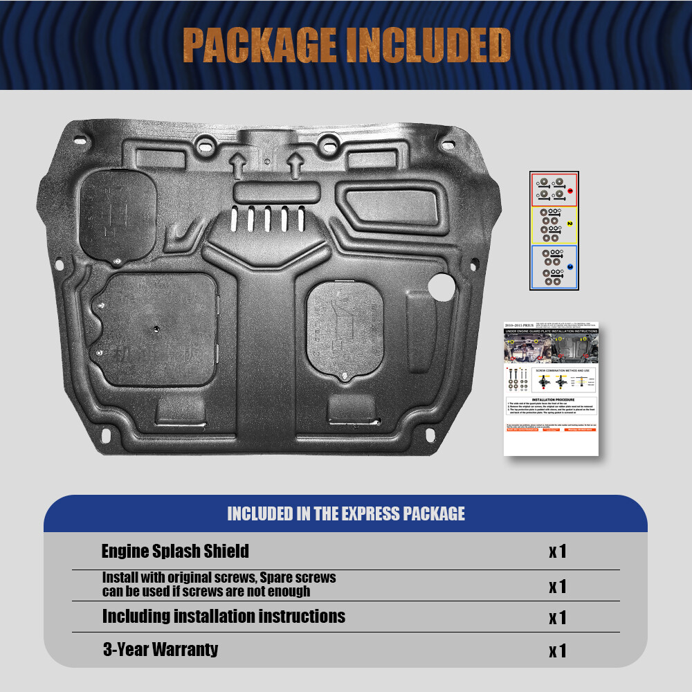 Engine Under Cover Fit For 2019-2024 Lexus ES300H Splash Shield Front Support
