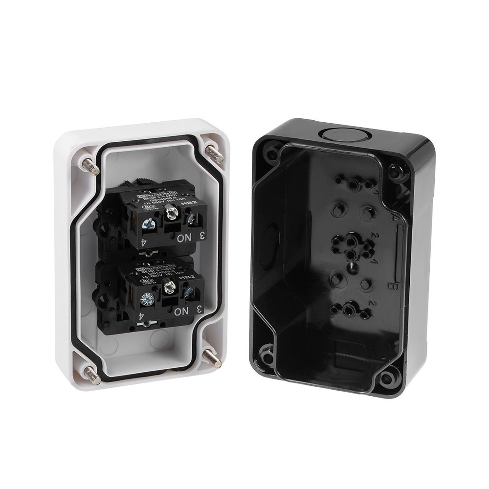 Push Button Switch Station Momentary NC Red, NO Green, 660V 10A