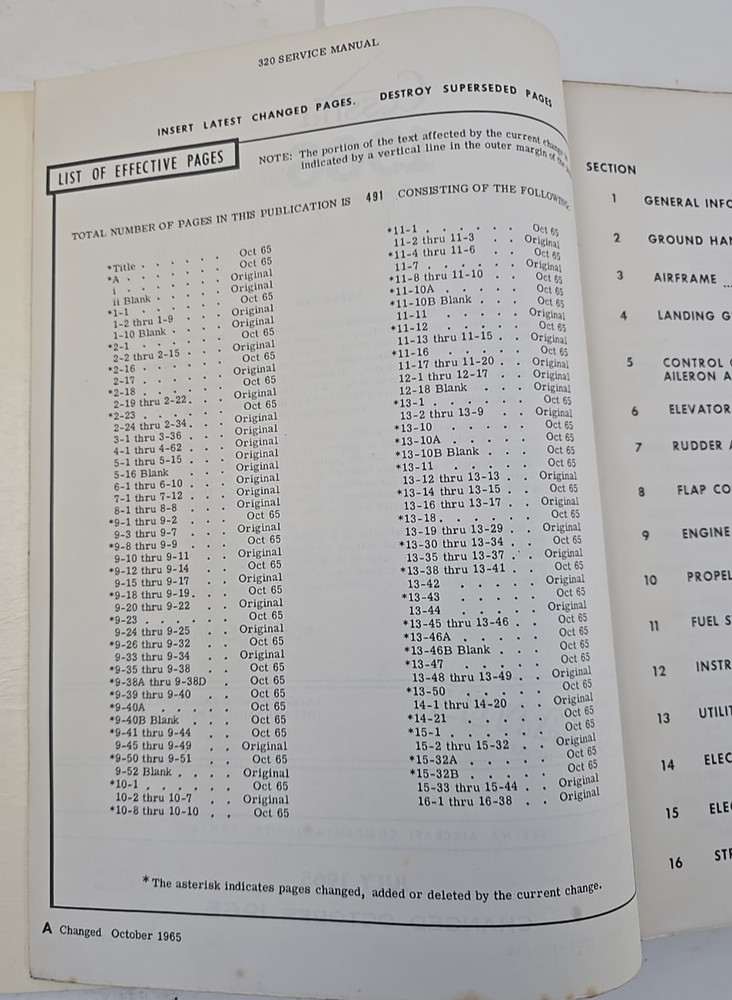 1966 Cessna Model Skynight Service Manual