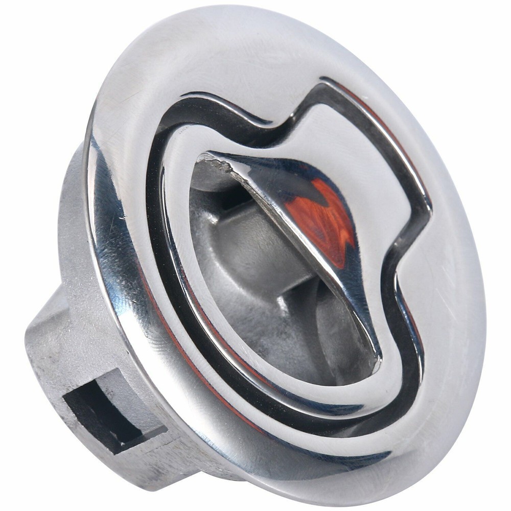 2" Marine Boat Stainless Steel Flush Pull Hatch Latch Non Locking Flush Mounted