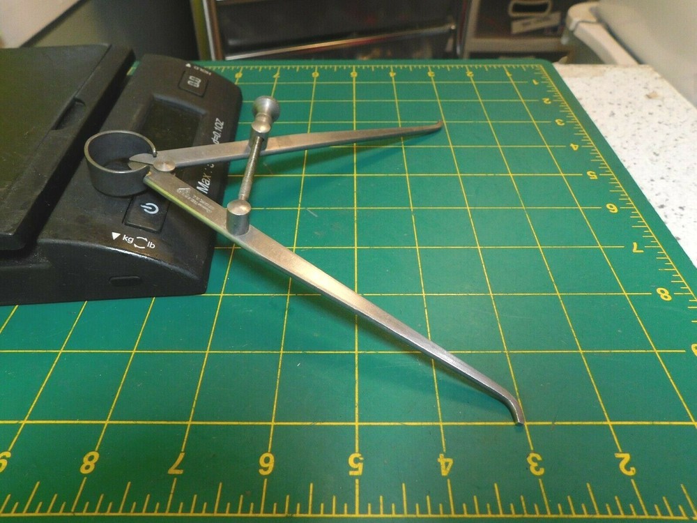 Vtg.Sampson Tool Co.7" Flat Leg Spring Type Inside caliper