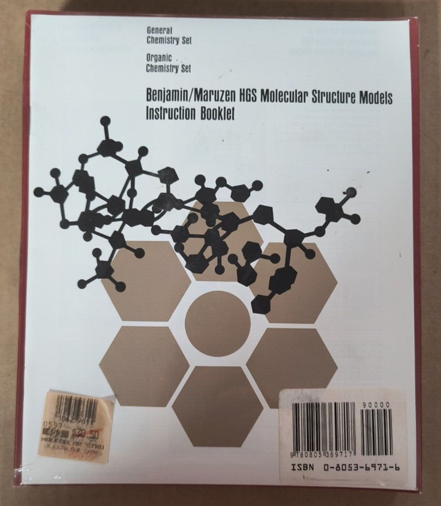Benjamin Maruzen HGS Molecular Structure Models General Chemistry NEW
