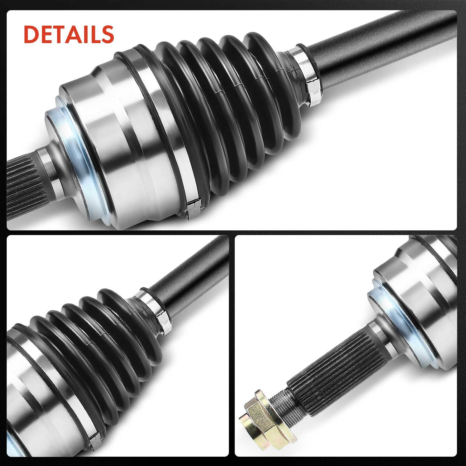 2x Front Driver & Passenger CV Axle Assembly for Honda Pilot 2012-2015 V6 3.5L