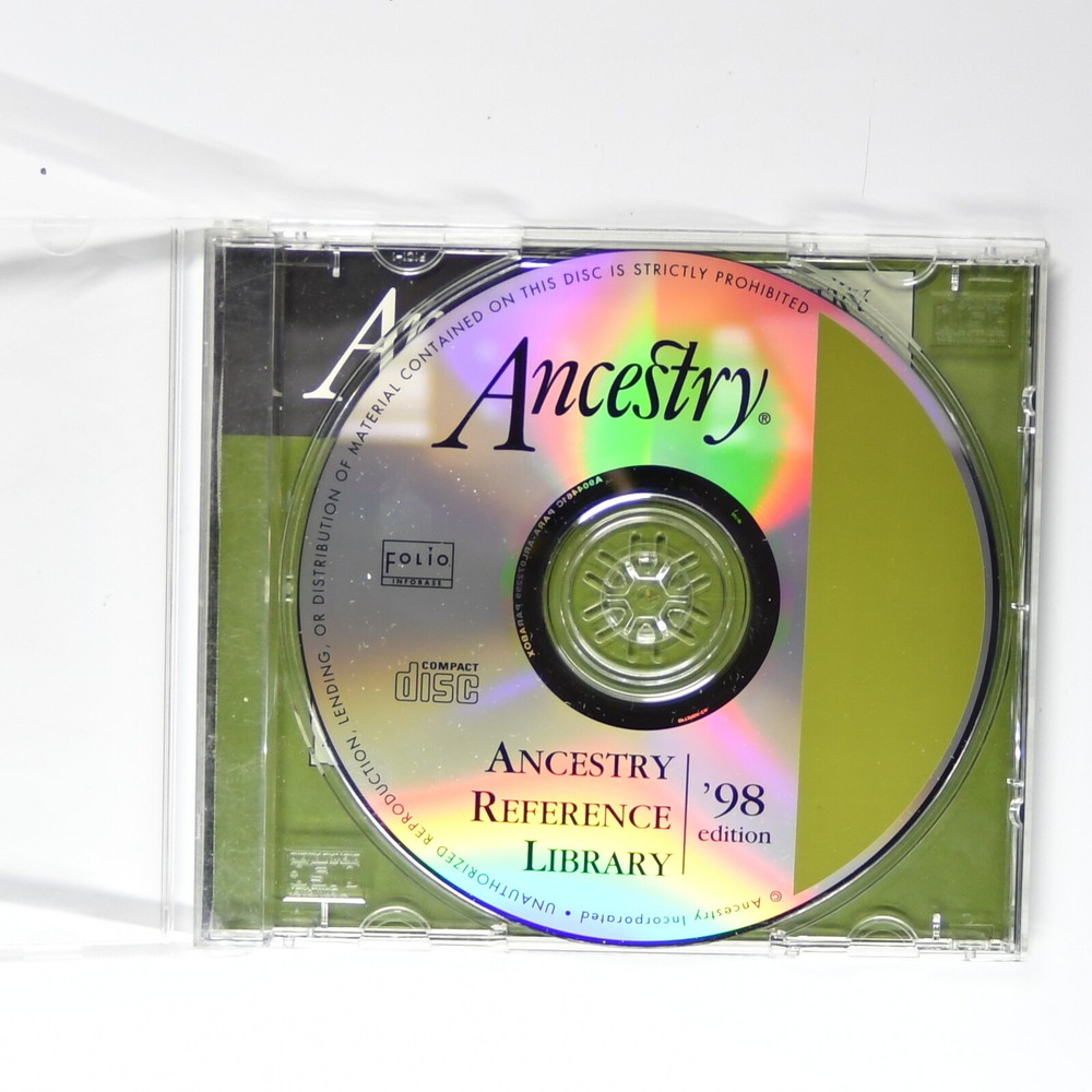 Ancestry Reference Library 1998 Edition for Win9X