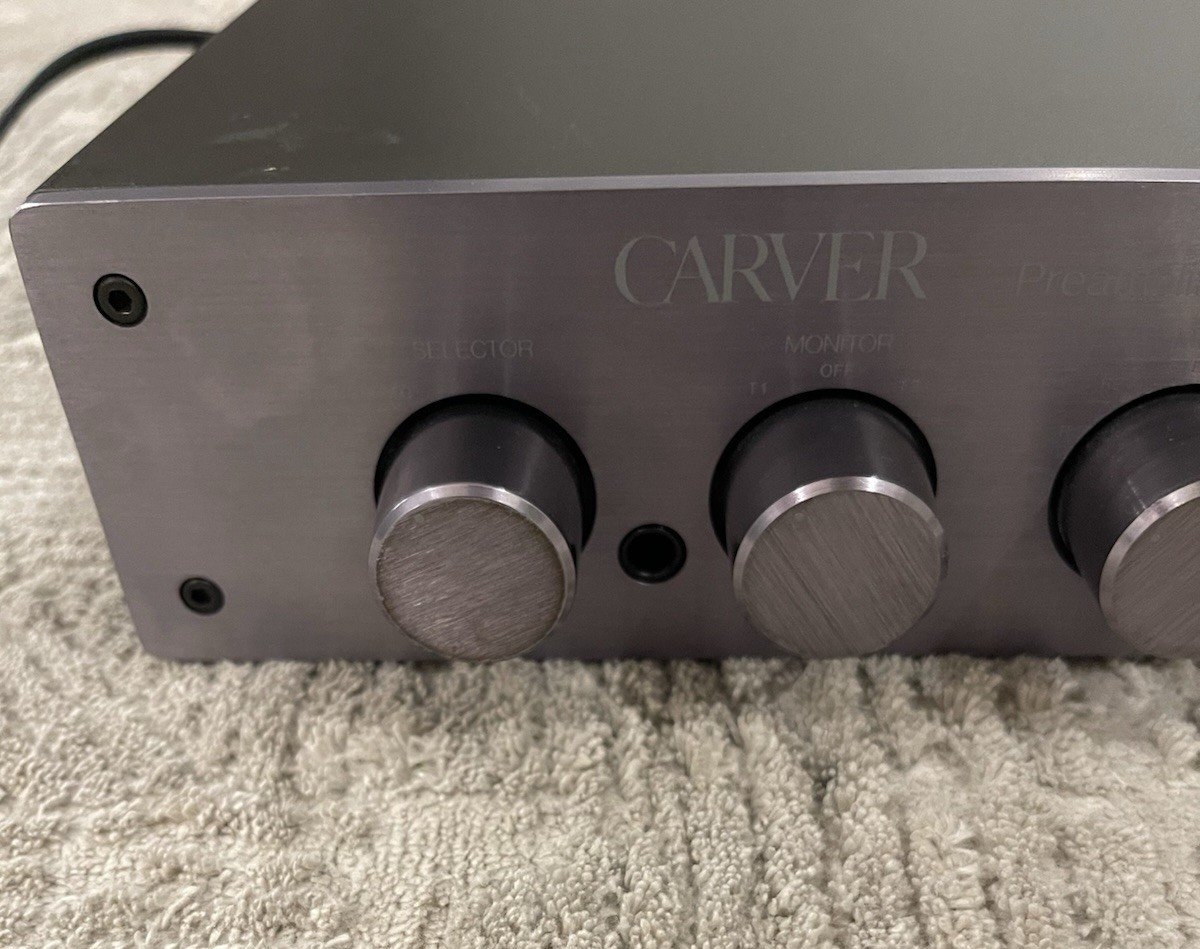Vintage Carver Preamplifier C-2 High Performance Console