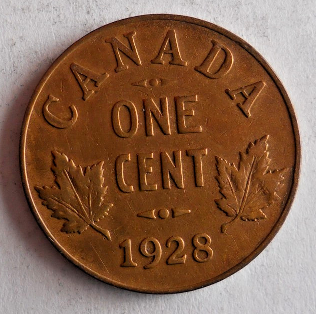 1928 CANADA CENT - Excellent Coin - FREE SHIP - Bin #353