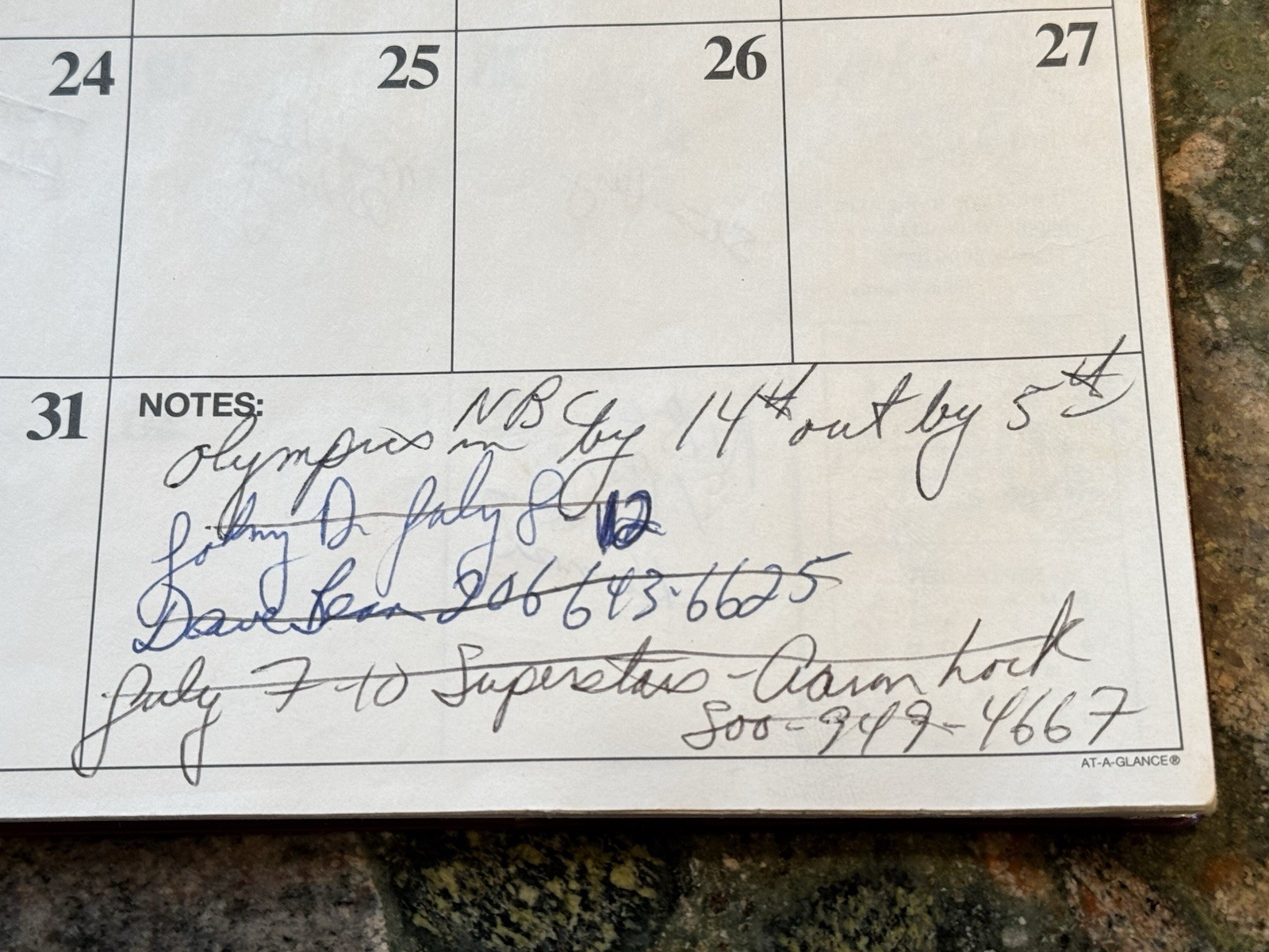 Bill Walton Personally Owned & Signed 1995-1996 NBA Sports Monthly Planner NBC