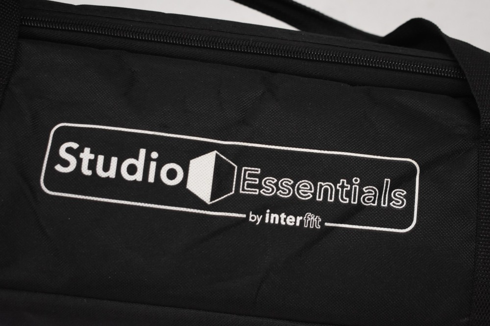 Interfit Studio Essentials Paper Hook & Loop Backdrops w 2 Stands 4 Piece Drops