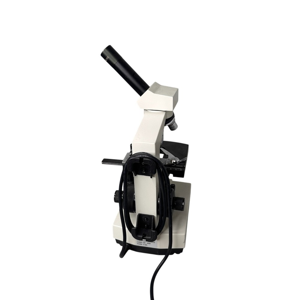 Fisher Scientific S90006B Monocular Microscope 4 Objectives 6V 20W Halogen Light