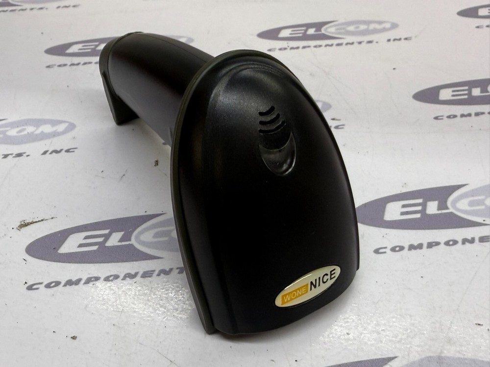 WoneNice Handheld USB Wired Barcode Scanner Black Model: WN3300