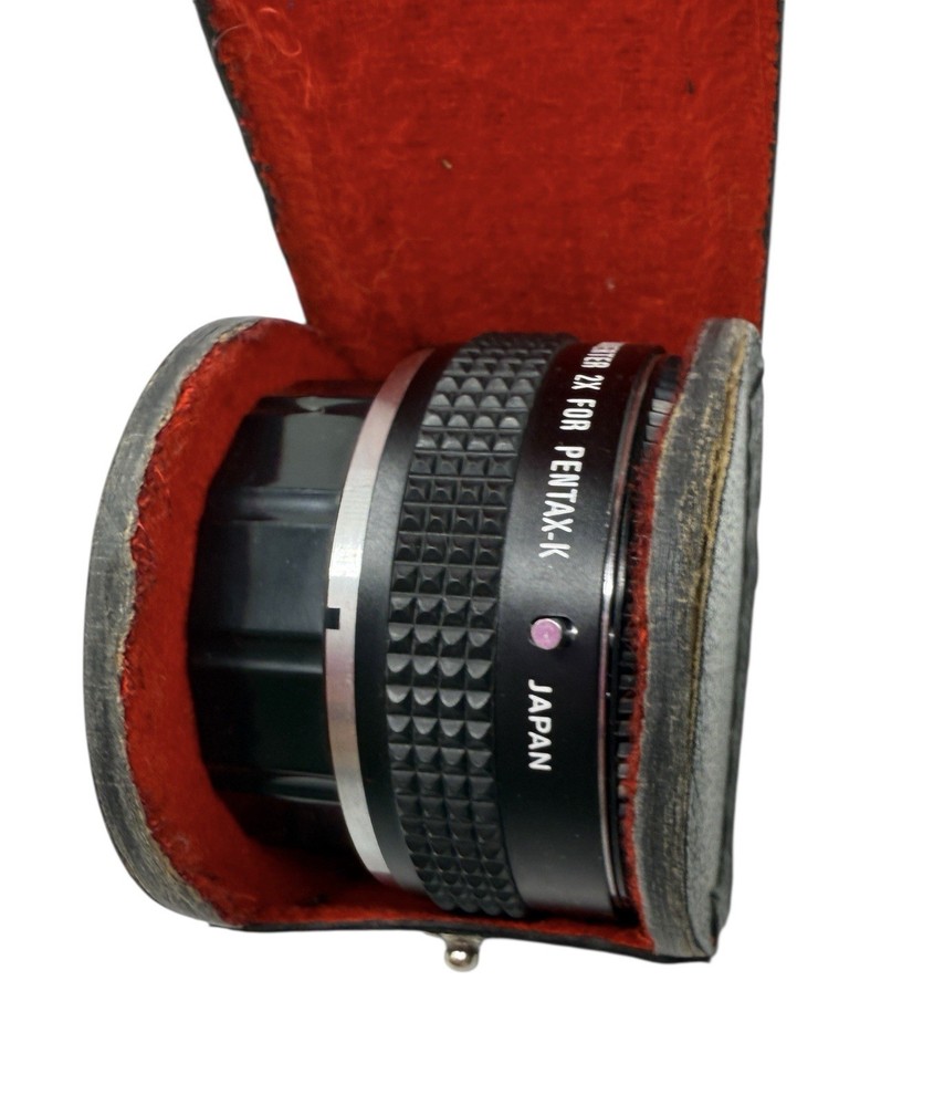 Pro Multi Coated Auto Teleconverter 2X for Pentax-K with Case Untested