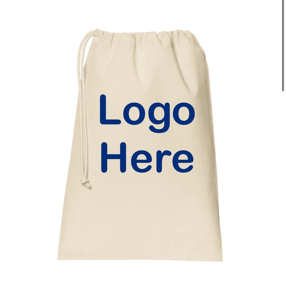 Screen Printing Core Cotton Drawstring Bag (Custom Logo)