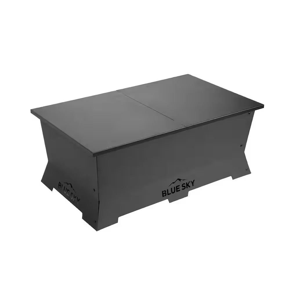40 In. Steel Rectangle Fire Pit Lid