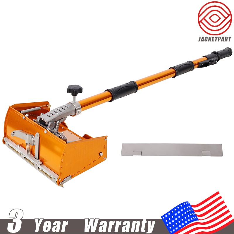 10" Drywall Taping Tools Flat Finishing Box w/ Extendable Handle & 1PC Mudguard