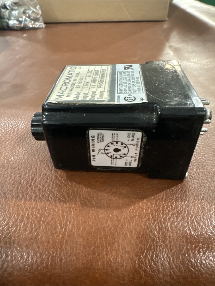 Macromatic SS61622 Programmable Timer 120VAC/DC #GLB-2-8