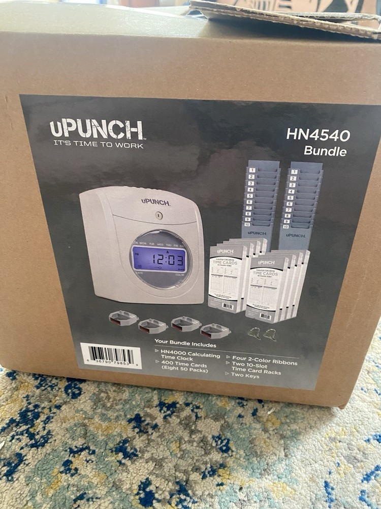 Upunch HN4540 Time Clock Bundle
