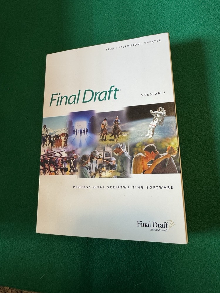 Final Draft Version 7 Professional Scriptwriting Software Mac & Windows