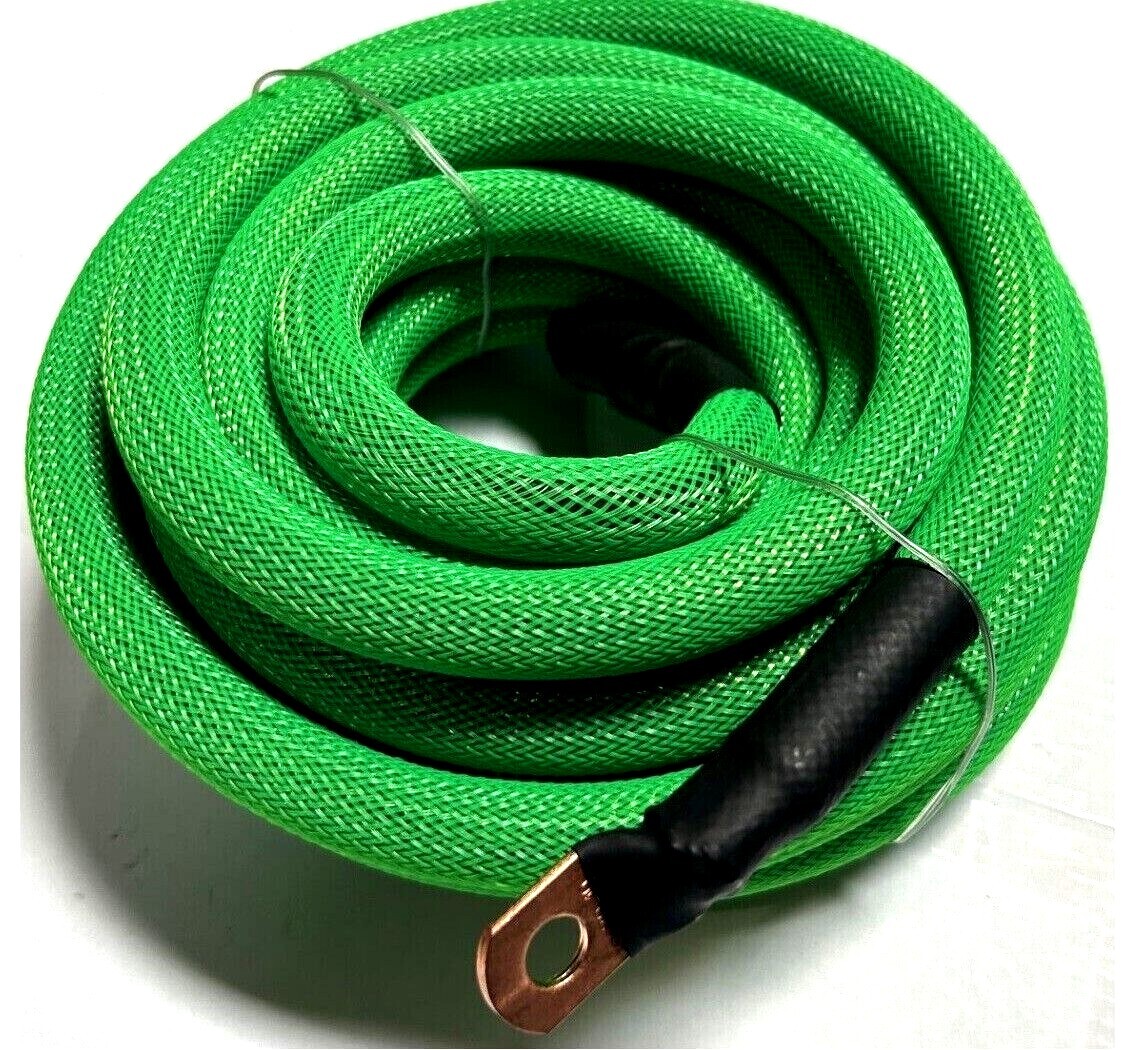 1/0 AWG Gauge Custom Snakeskin Battery Power Ground Wire Stranded OFC Copper LOT