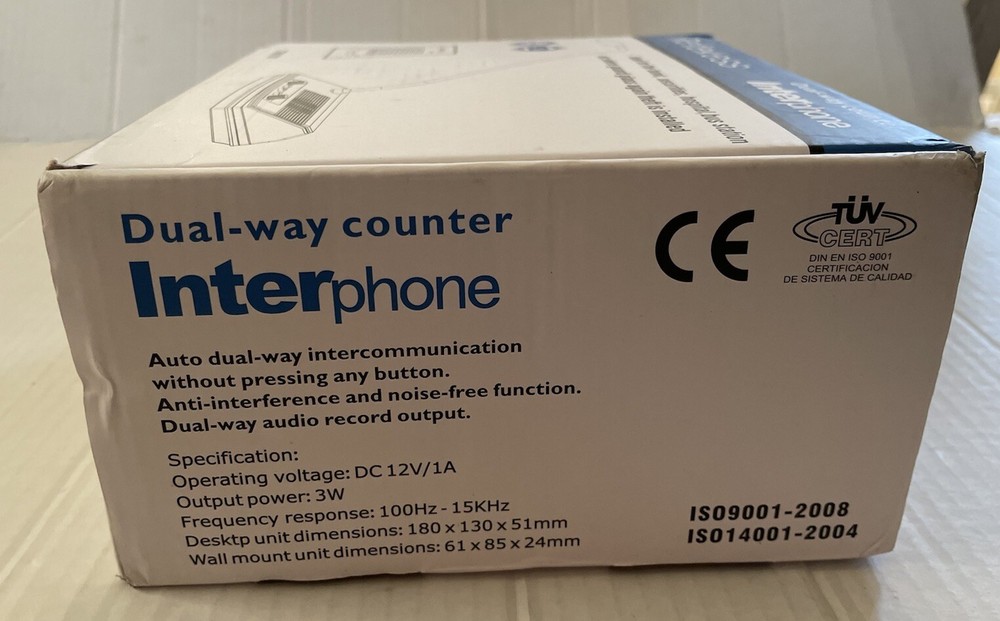 Dual Way Counter Interphone