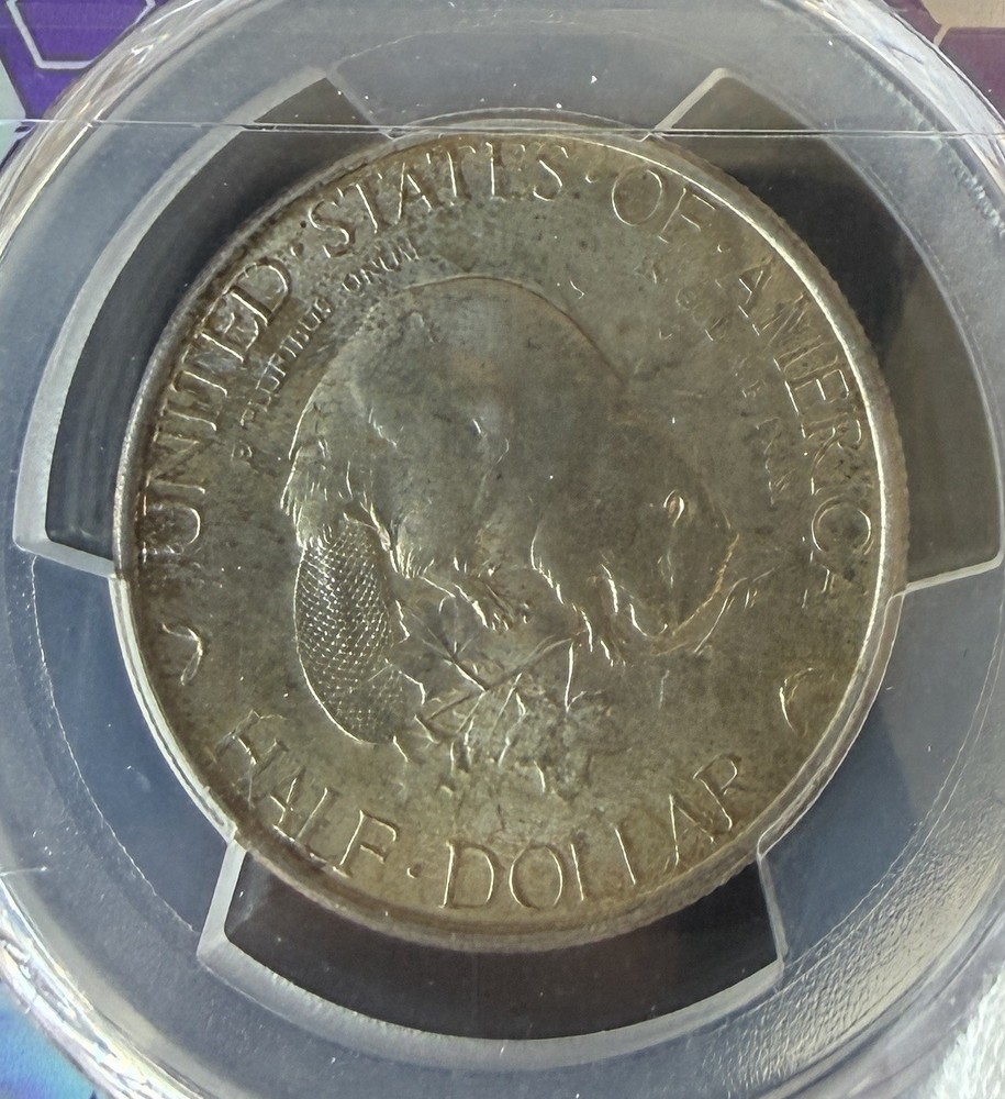 1936 ALBANY SILVER HALF DOLLAR PCGS MS 66