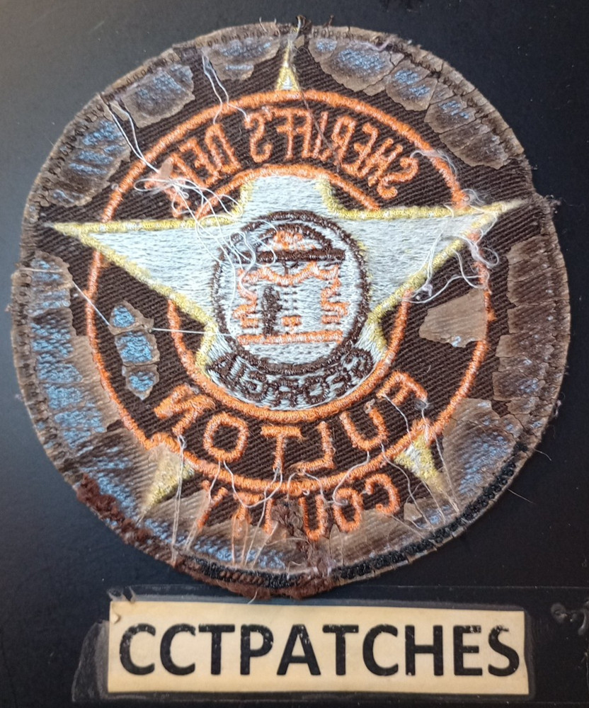 FULTON COUNTY, GEORGIA SHERIFF DEPT SHOULDER PATCH GA