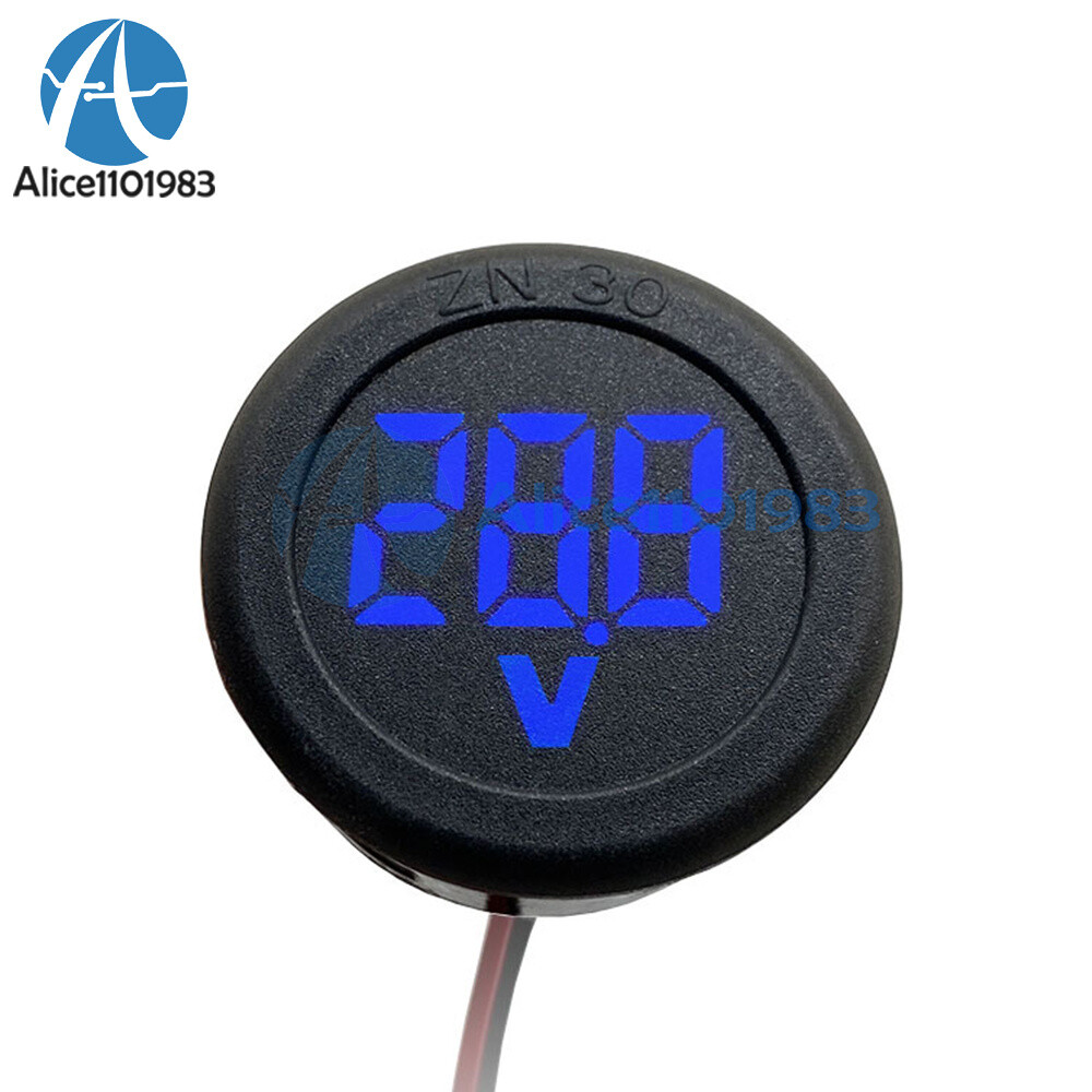 DC5V-100V Voltmeter Digital Display Voltage Meter Tester Panel Voltage Indicator