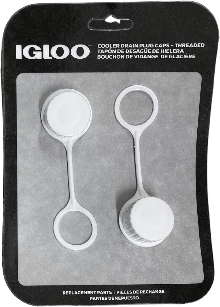 Igloo Plug Stopper Small White Replacement For 50 Quart Coolers Threaded Cap