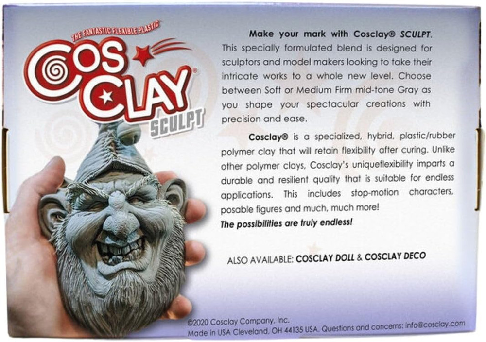 Sculpt - Soft Gray - Flexible Polymer Clay (1Lb)