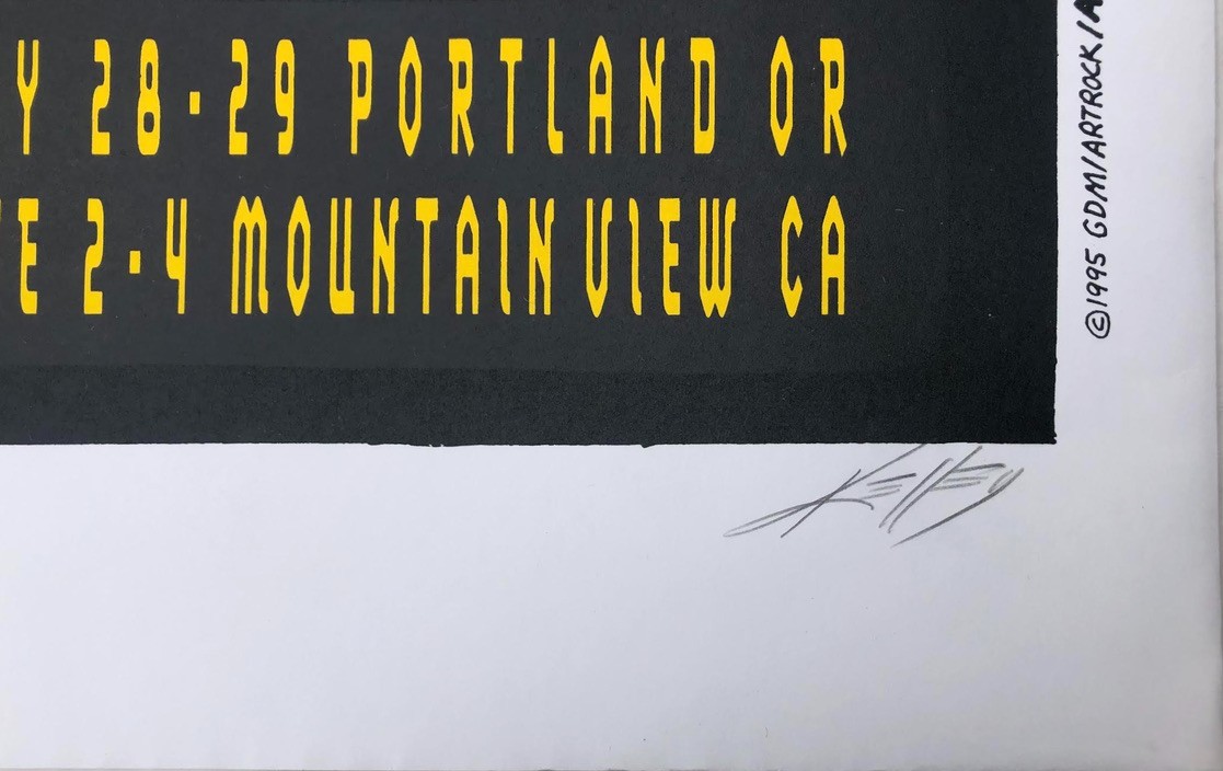 Grateful Dead ~ Spring Tour '95 ~ S/N Ltd. Ed. Silkscreen Poster by Alton Kelley