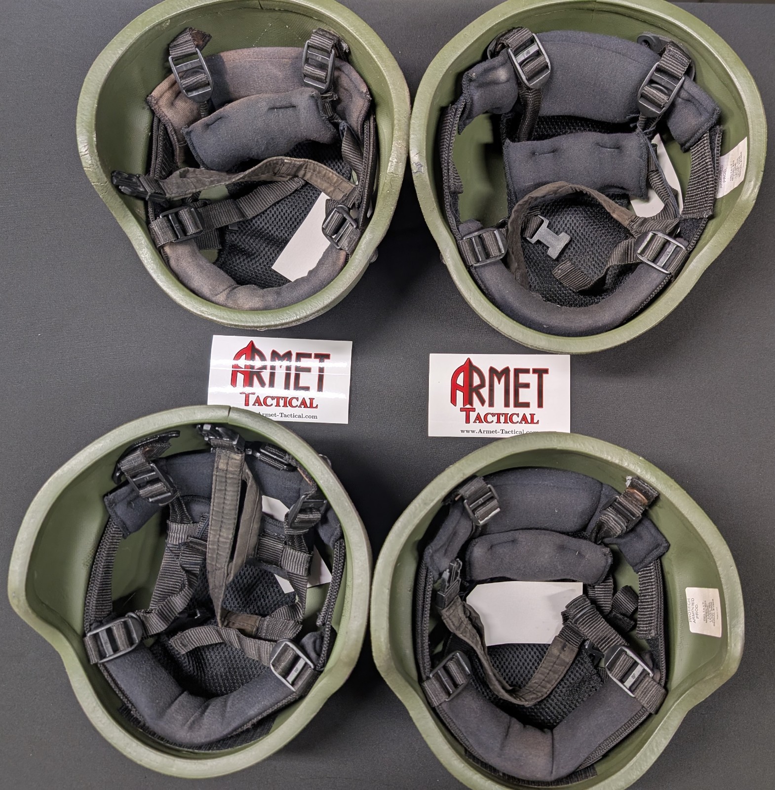 ProTech Delta LT Model 873 OD Green Helmet Lvl IIIA Size L Used LE Trade