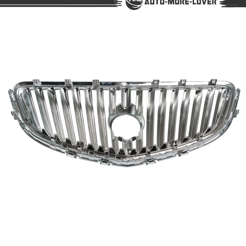 For 2012-2017 Buick Verano Front Bumper Upper Grille Assembly Chrome Replacement