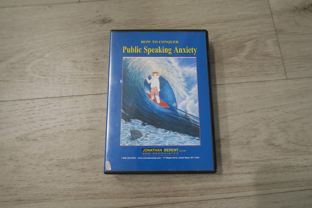 JONATHAN BERENT How to Conquer Public Speaking Anxiety CD 3 Disc Set
