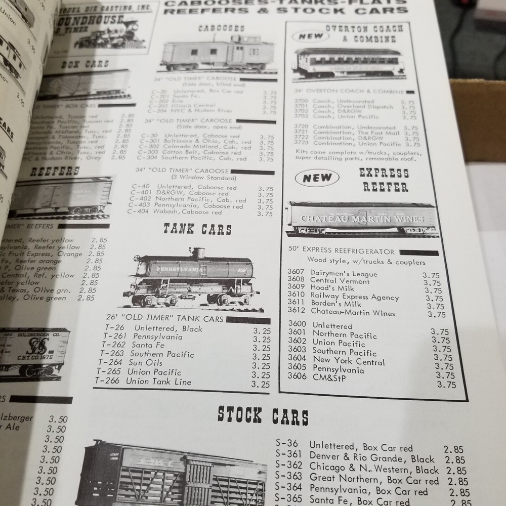 1971 Walthers HO Train Scale Catalog Reference Book