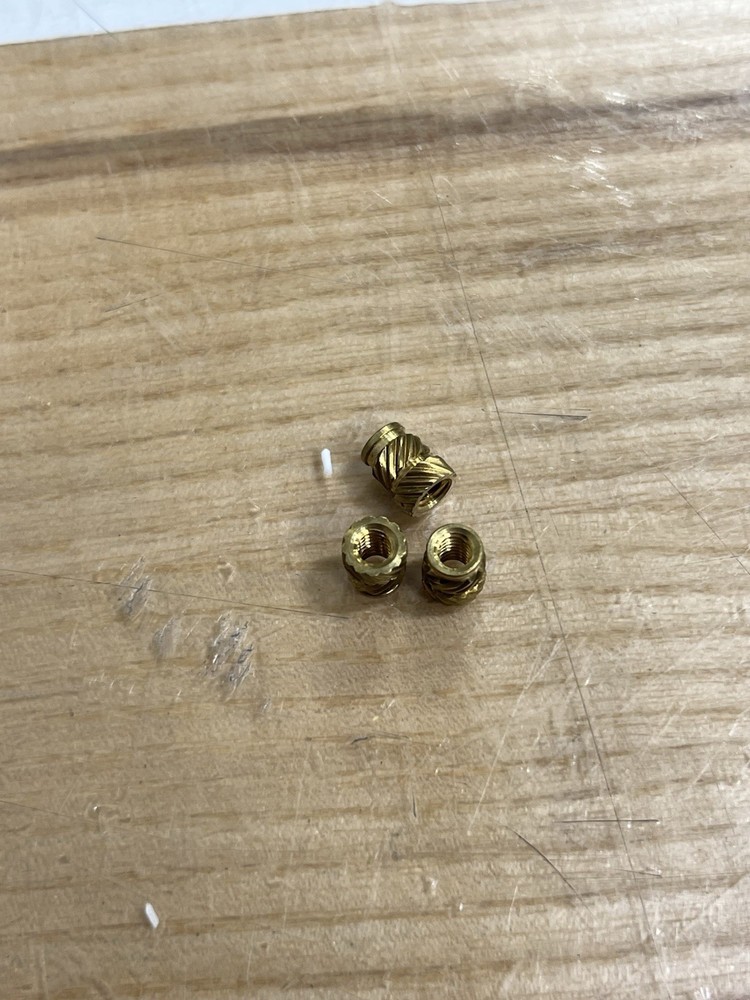 50 Tri Star / RAF Electronic Hardware 632X281 6-32 Brass Threaded Inserts