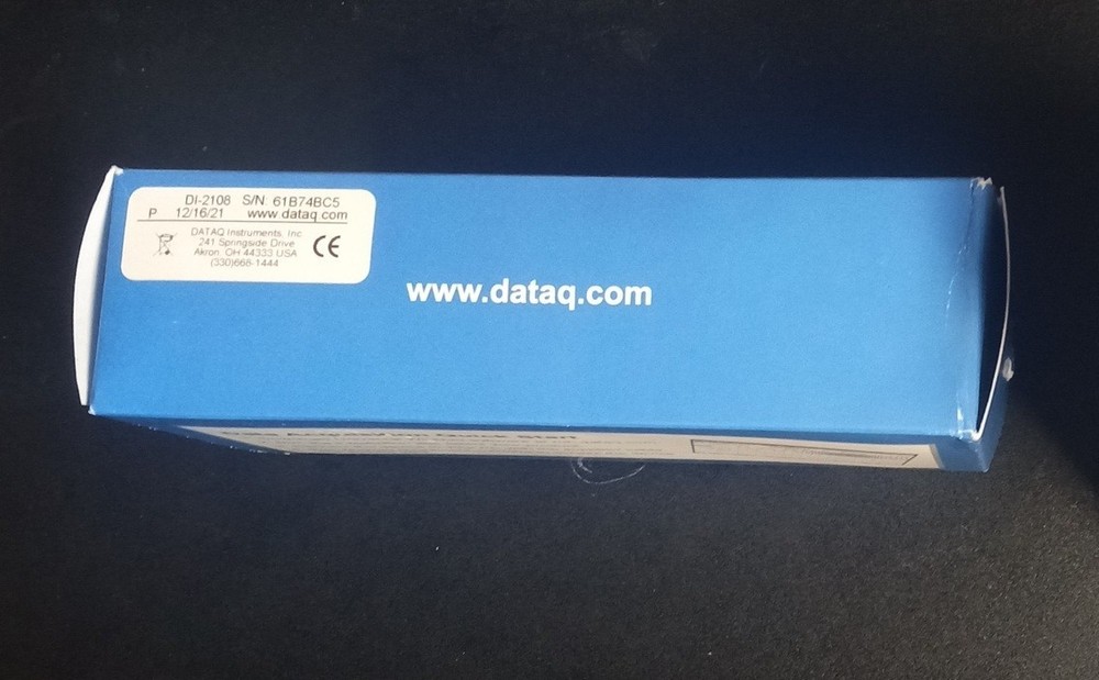 DATAQ DI-2108 Thermocouple Voltage Pulse DAQ Data Logger System, 8 Channels