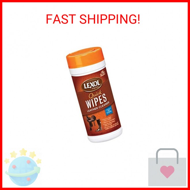 Lexol Leather Tack Cleaner Wipes, 25 Count