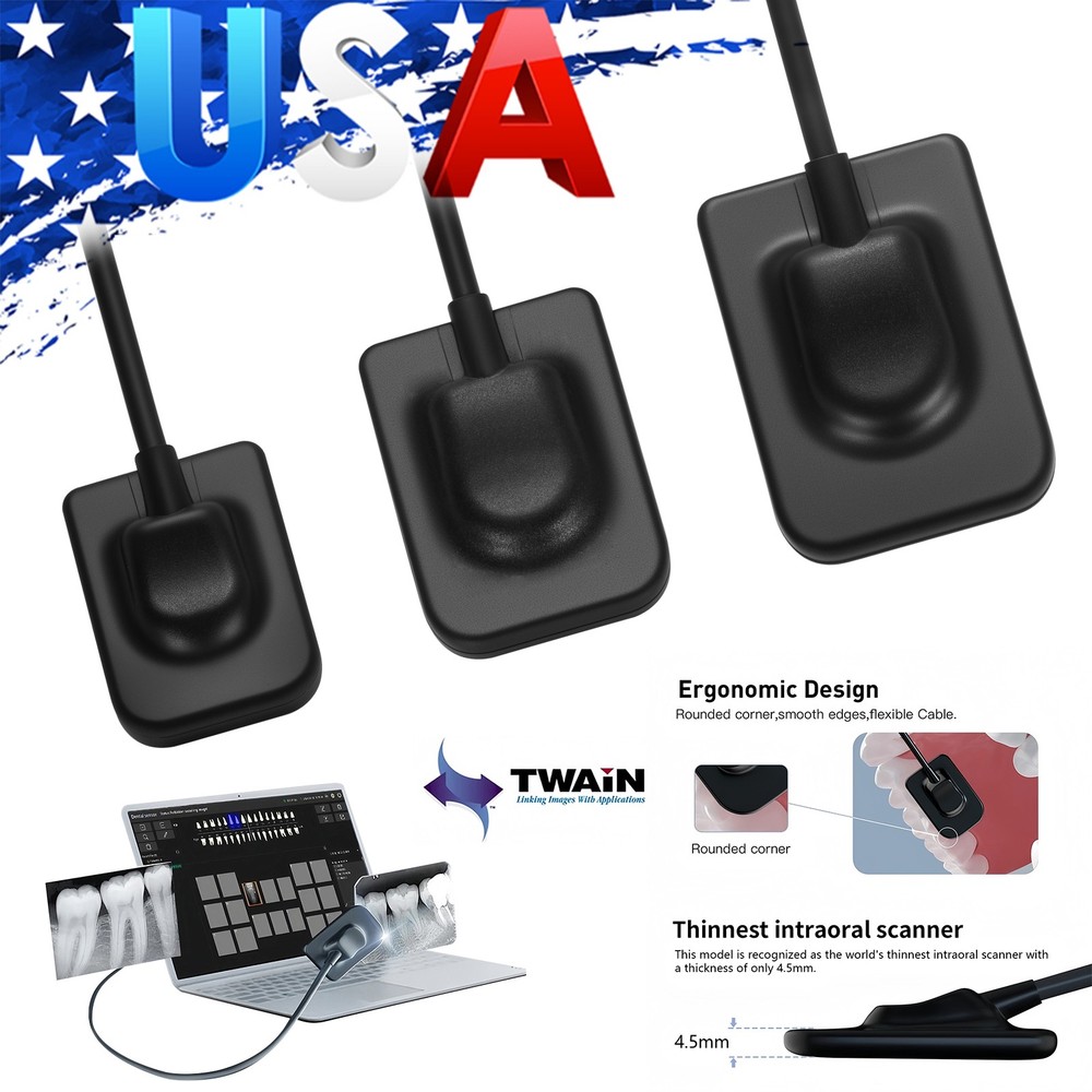 Dental X ray Sensor Digital Sensor Rayos Digital Imaging System Sensor w/ Holder