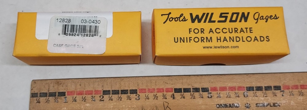 Wilson Case Gage CG: 243 Win.  CG